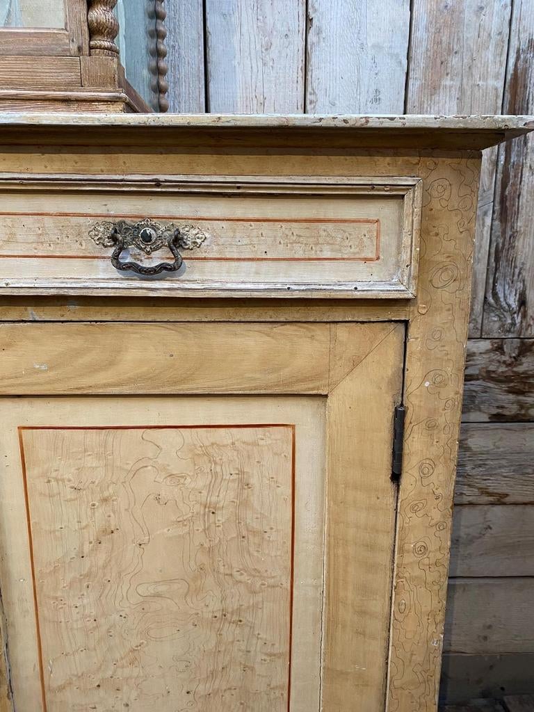 Antiek brocante Franse kast dressoir, Ophalen