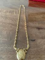 Gouden 18 karaat Elizabeth ketting, Sieraden, Tassen en Uiterlijk, Kettingen, Ophalen of Verzenden, Gebruikt, Goud, Met hanger