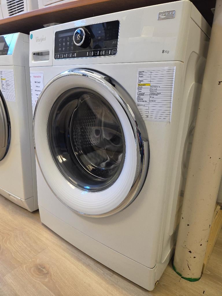 wasmachine - Whirlpool - 8kg, Ophalen, USA, 8 tot 10 kg, Voorlader