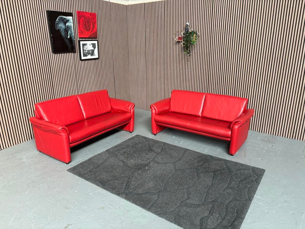 GRATIS LEVERING Set Montel Mondi Banken171x77 GEREINIGD, Huis en Inrichting, Banken | Bankstellen, 150 tot 200 cm, Leer, Ophalen of Verzenden