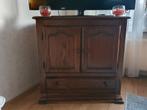 Te koop t.e.a.b. Eikenhouten tv-meubel, Ophalen, Gebruikt, Eikenhout, 50 tot 100 cm
