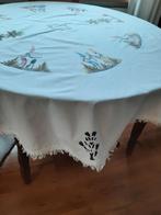 Afrikaans tafelkleed150 cm handbeschilderd, Ophalen of Verzenden, Zo goed als nieuw, Rond, Binnen