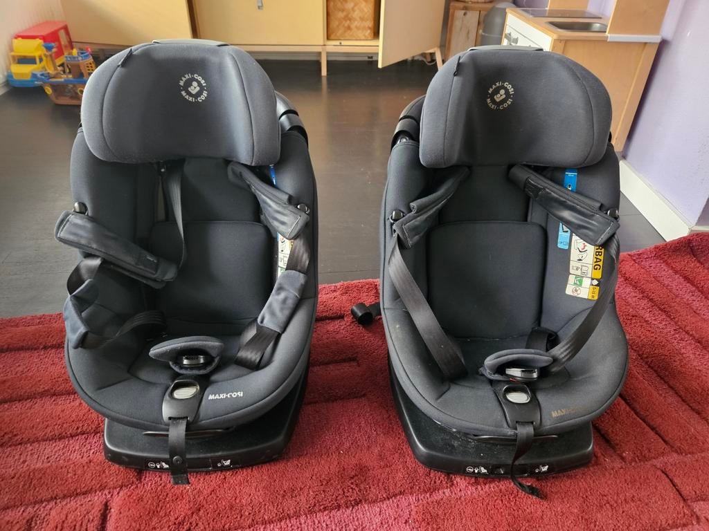 2x Maxi Cosi Axissfix i-Size 360 draaibare autostoel, Kinderen en Baby's, Autostoeltjes, Ophalen, Verstelbare rugleuning, 9 t/m 18 kg