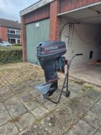Evinrude 50 PK Buitenboordmotor met schakelkast complete set, Ophalen, Gebruikt, 30 pk of meer, Elektrische start