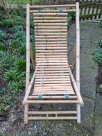 Bamboe stoel tuinstoel ligstoel strandstoel voor tuin/terras, Huis en Inrichting, Overige materialen, Gebruikt, Overige kleuren