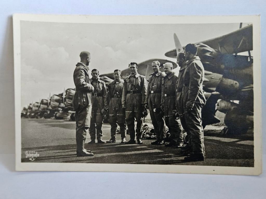 Zeldzame Luftwaffe Ansichtkaart - Sturzkampf-Flieger, Verzamelen, Militaria | Tweede Wereldoorlog, Verzenden, Luchtmacht, Duitsland
