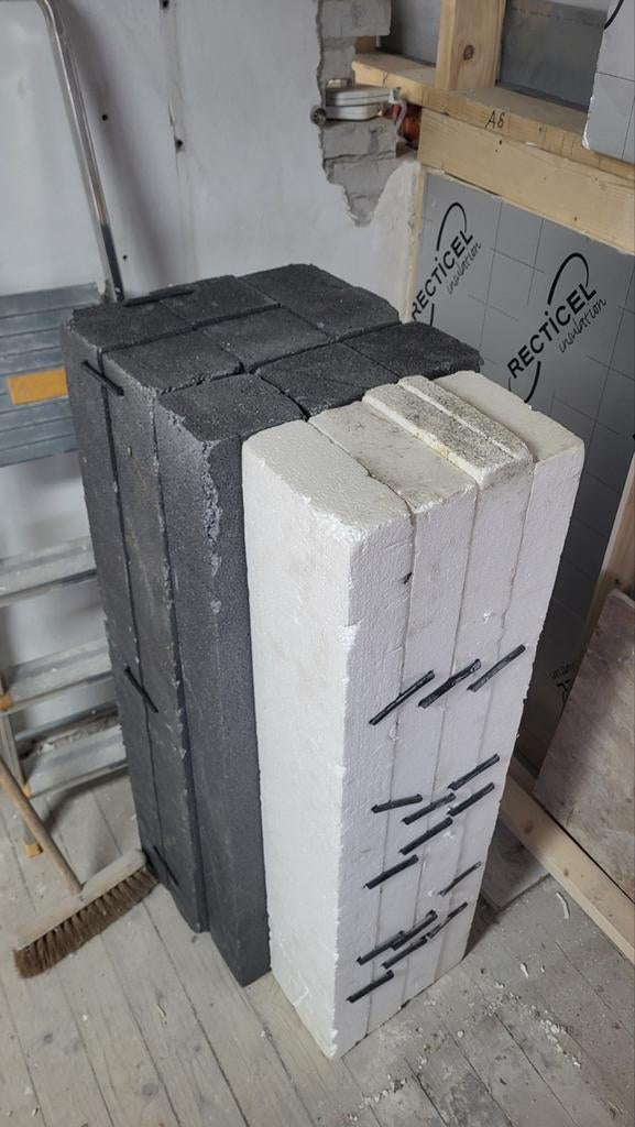 Havebo Na-isolatiestroken, Doe-het-zelf en Verbouw, Ophalen, Dakisolatie, Gebruikt, Minder dan 5 m²