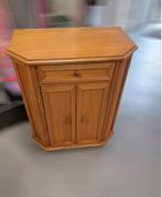 Houten hoekkastje met lade en deurtjes, Huis en Inrichting, Kasten | Overige, Ophalen of Verzenden, Gebruikt