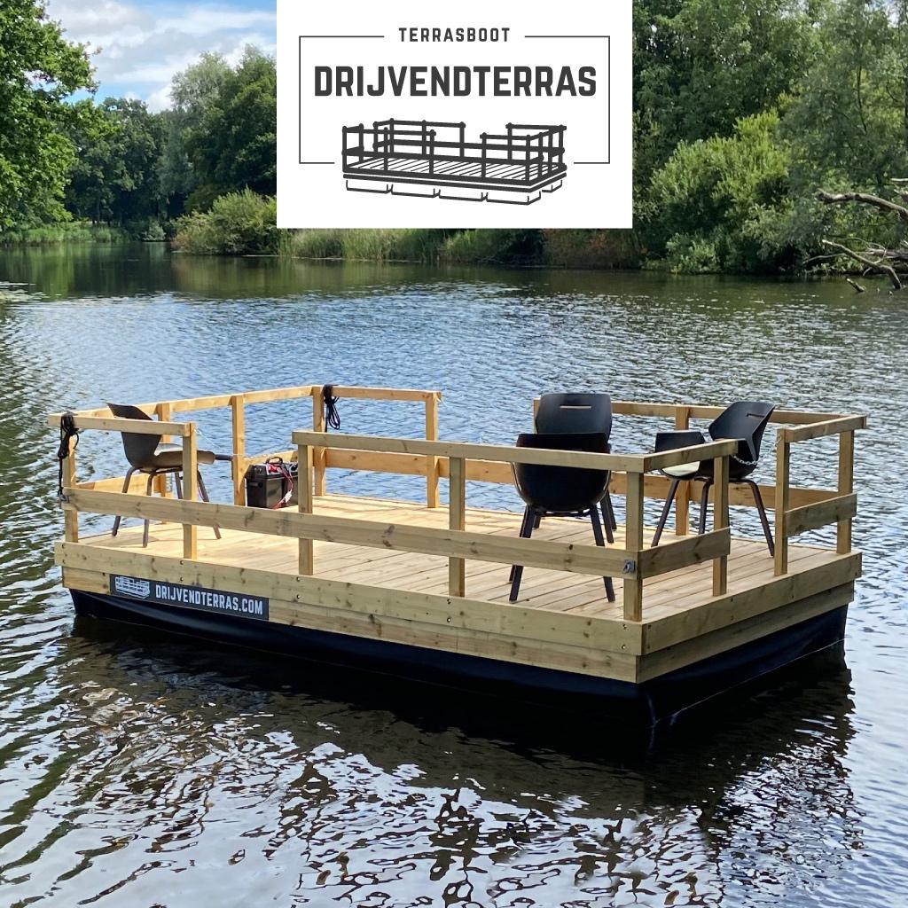 Steiger ponton 4x2m | drijvend terras aanlegsteiger, Info@drijvendterras.com, Nieuw, Ophalen of Verzenden, Drijvendterras.com