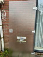 Voordeur (jaren 70) dik glas (211,5 x 93), Ophalen, 200 tot 215 cm, Glas, Buitendeur