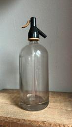 Oude spuitfles zwarte dop, Ophalen of Verzenden