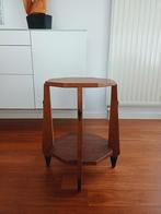 Art Deco tafeltje Amsterdamse school, Ophalen of Verzenden, Rond, Minder dan 55 cm