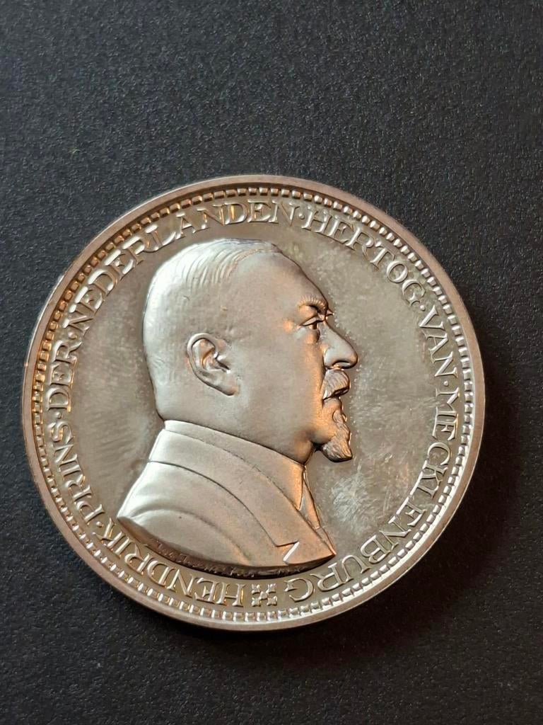 Zeldzame verzamelobject Prins Hendrik zilver, Postzegels en Munten, Ophalen of Verzenden, Zilver