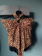 DKNY Badpak Luipaardprint XL, Kleding | Dames, Bruin, DKNY, Badpak, Ophalen of Verzenden