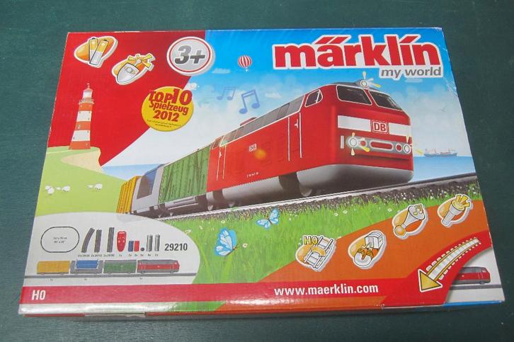 Marklin My World goederentrein in originele doos, Hobby en Vrije tijd, Modeltreinen | H0, Zo goed als nieuw, Treinset, Wisselstroom