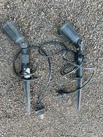 2x Buiten spots met lampen, Ophalen of Verzenden, Nieuw, Minder dan 100 cm