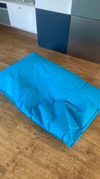 Blauwe zit/ligzak, Huis en Inrichting, Zitzakken, Ophalen, Gebruikt, Blauw, Zitzak