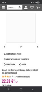 Tegels 60x60 hornbach, Ophalen, 60 cm of meer, Nieuw, Minder dan 5 m²