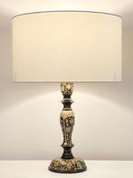 Anglo-Indiase handbeschilderde houten baluster 20s tafellamp, Huis en Inrichting, Ophalen, Gebruikt, Indiaas-Engels koliniaal