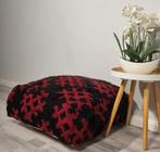 Vintage berber poef, marokkaans zitkussen, Verzenden, 50 tot 75 cm, 50 tot 75 cm