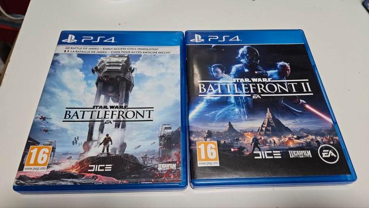 Star Wars Battlefront 1 & 2 PS4, Spelcomputers en Games, Games | Sony PlayStation 4, Gebruikt, Ophalen of Verzenden