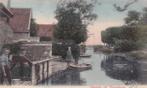 669U Nieuwkoop, ophaalbrug - prachtige kaart in kleur, Ophalen of Verzenden, Voor 1920, Gelopen, Zuid-Holland