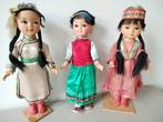 Grote Chinese poppen 3 stuks, Verzamelen, Poppen, Ophalen of Verzenden, Gebruikt, Pop