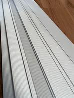 Witte PVC Lamellen - 2,06m breed, 2,04m lang, Ophalen, Kunststof, Gebruikt, Overige typen