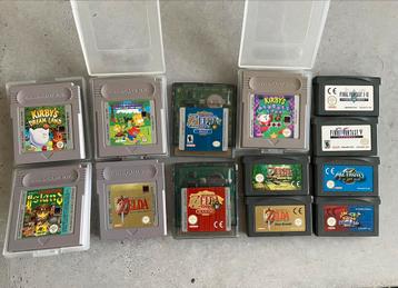 Gameboy + Gameboy Advanced Games beschikbaar voor biedingen