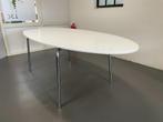 Tafel Gidea Ikea ovaal wit, Ophalen, Gebruikt, 100 tot 150 cm, 200 cm of meer