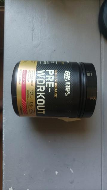 optimum nutrition pre workout fruit punch  beschikbaar voor biedingen