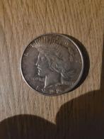 1922 Zilveren Peace Dollar, Ophalen of Verzenden, Losse munt, Zilver