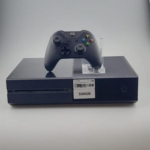 Xbox One 500GB Zwart Incl: 1 Controller, Spelcomputers en Games, Spelcomputers | Xbox One, Zo goed als nieuw