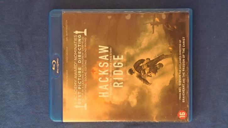 Hacksaw Ridge "Blu Ray", Cd's en Dvd's, Blu-ray, Zo goed als nieuw, Ophalen of Verzenden