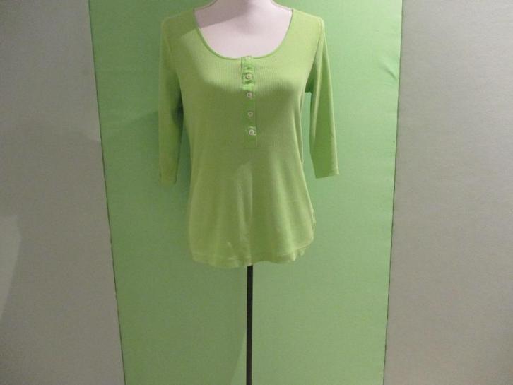 Ralph Lauren top maat M (made in Jordan)., Kleding | Dames, Tops, Zo goed als nieuw, Maat 38/40 (M), Groen, Korte mouw, Verzenden
