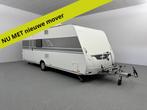 Eriba Living 560 Stapelbed Cassetteluifel Fietsendrager, Caravans en Kamperen, Caravans, Hordeur, Dwars-stapelbed, Rondzit, Bedrijf