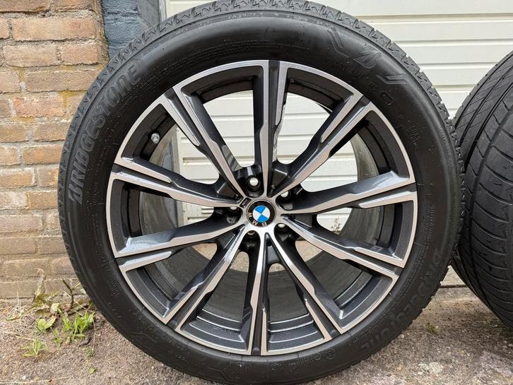 Originele X5 20 inch BMW breedset M Velgen met zomerbanden, Auto-onderdelen, Banden en Velgen, Banden en Velgen, Winterbanden