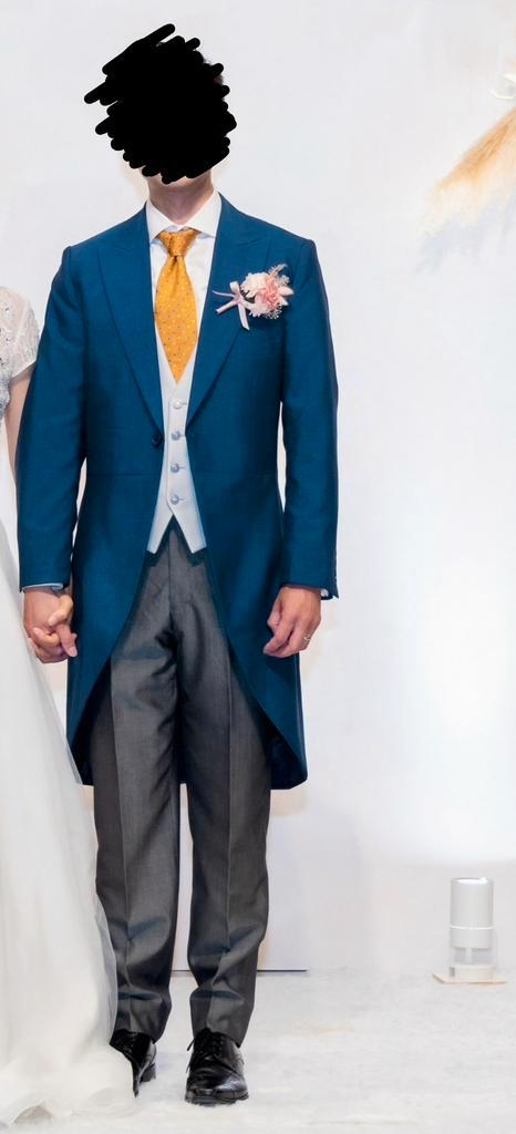 Trouwpak (morning suit / jacquet), Kleding | Heren, Trouwkleding en Trouwaccessoires, Zo goed als nieuw, Trouwpak, Overige kleuren