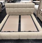 Nieuw bed + matras + topper. direct klaar. Baza + opslag, Beige, Ophalen of Verzenden, 200 cm, Stof