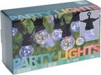 Feestverlichting 10 Multicolor-Lamps LED voor BUITEN, Kunststof, Verzenden, Overige typen, Waterbestendig