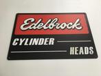 Te koop bord edelbrock cylinder heads, Ophalen of Verzenden