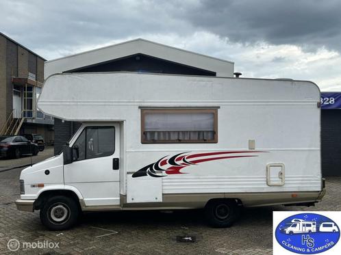 Fiat 290 Dethleffs 5 persoons !, Caravans en Kamperen, Campers, Bedrijf, tot en met 3, Fiat, Diesel