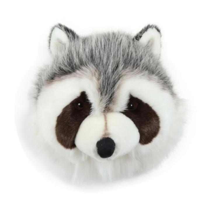 Sale Dierenkop Wasbeer Josh Wild & Soft, Kinderen en Baby's, Kinderkamer | Inrichting en Decoratie, Nieuw, Wanddecoratie, Ophalen of Verzenden