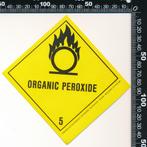 Sticker: Organic Peroxide, Ophalen of Verzenden, Zo goed als nieuw, Bedrijf of Vereniging