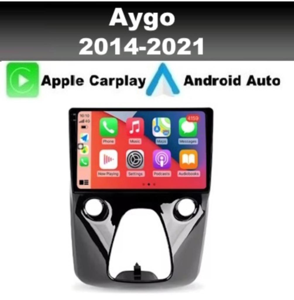 Toyota Aygo 2014- navigatie android 14 wifi dab+ carplay usb, Ophalen of Verzenden, Nieuw