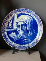 Delfts blauw wandbord Boch Frères, Ophalen of Verzenden
