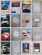 Diverse Talbot brochures, Gelezen, Overige merken, Ophalen of Verzenden