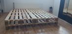 Slaap bed tweepersoons van pallets €35,-, Huis en Inrichting, Tweepersoons, Ophalen of Verzenden, Zo goed als nieuw, 80 cm
