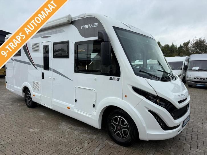 McLouis Nevis 881G Queensbed Hefbed Automaat 15000km 2024, Caravans en Kamperen, Campers, Bedrijf, tot en met 5, Integraal, McLouis