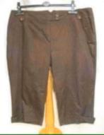 NIEUW pracht bruine capri merk Sentido maat 52, Verzenden, Nieuw, Bruin, Broek of Spijkerbroek